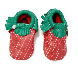 Freshly Picked Strawberry Moccs Size 4